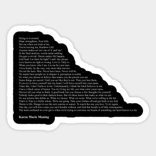 Karen Marie Moning Quotes Sticker